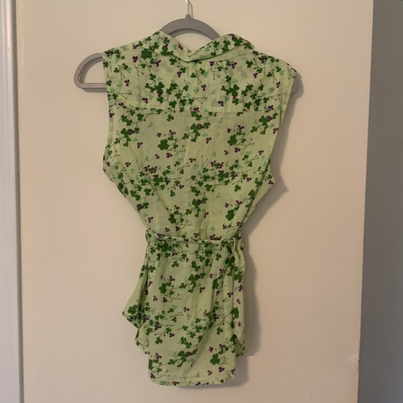 RARE Austin Clothing Company Lightweight Cotton Clover Blouse - Picture 2 of 4